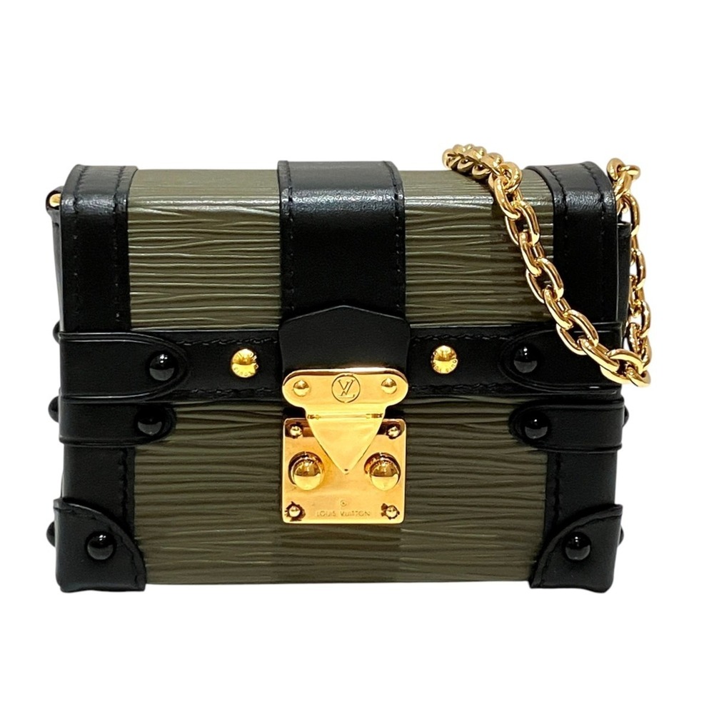 Louis Vuitton Portefeuille Trunk Mini Shoulder Bag, Epi Leather